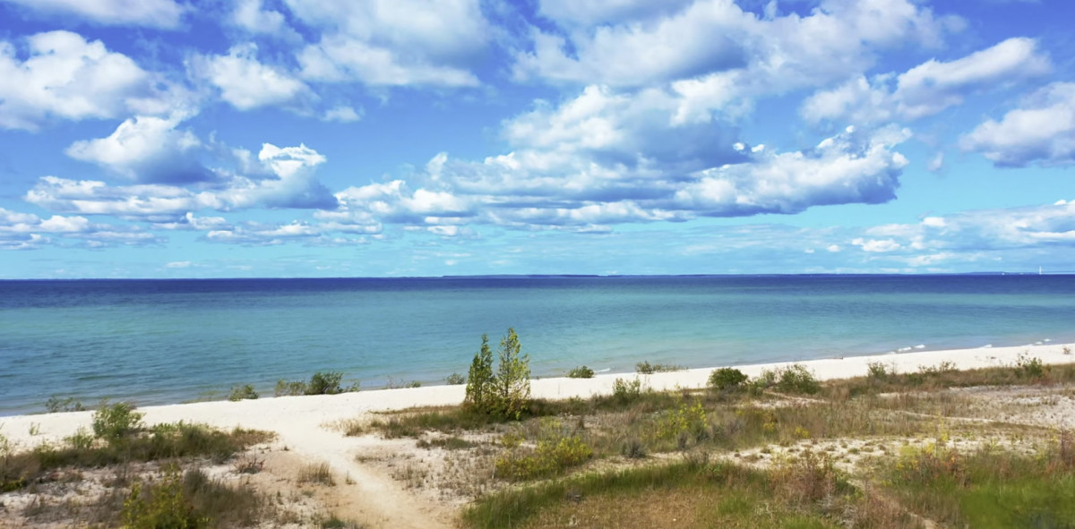Sandy Beach Walks on Lake Huron